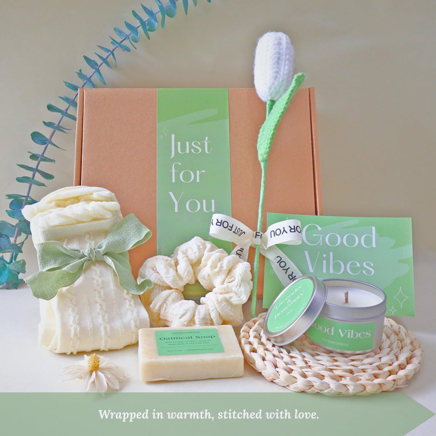 Self Care Gifts for Women – Best Friend Gift, Teen Girl Sister Gifts, Thinking of You, Get Well Soon Care Package, Spa Kit, Relaxation Gift Box, Feel Better Gift, Women’s Pampering Gift