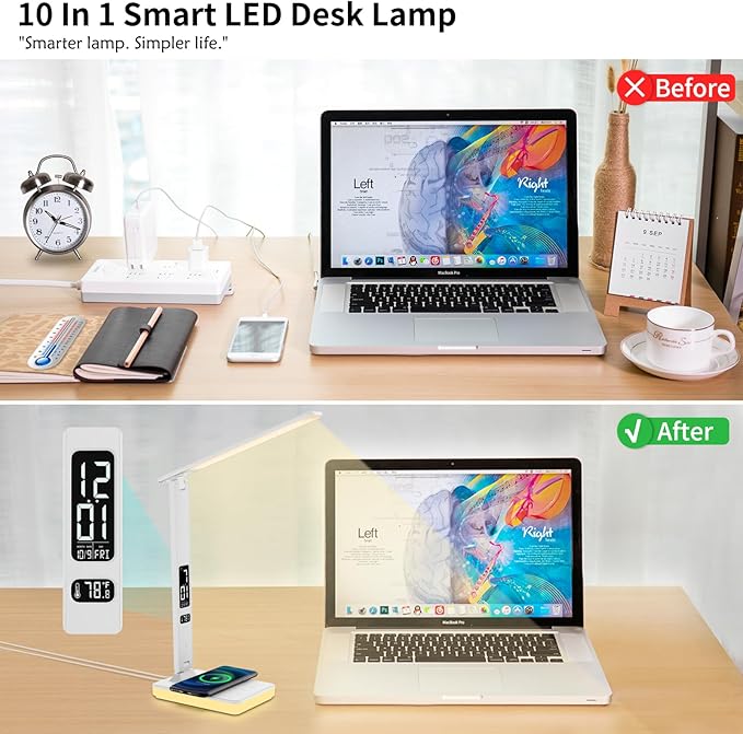 oviouit LED Desk Lamp for Home Office