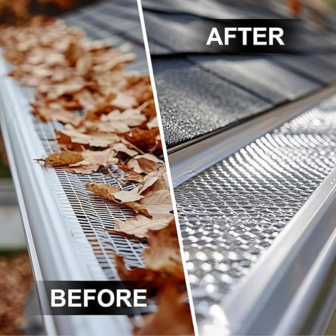 Multi Angle Gutter Cleaning Tool with Extension Pole, High Efficiency Gutter Cleaner Scoop Kit for Leaves Removal