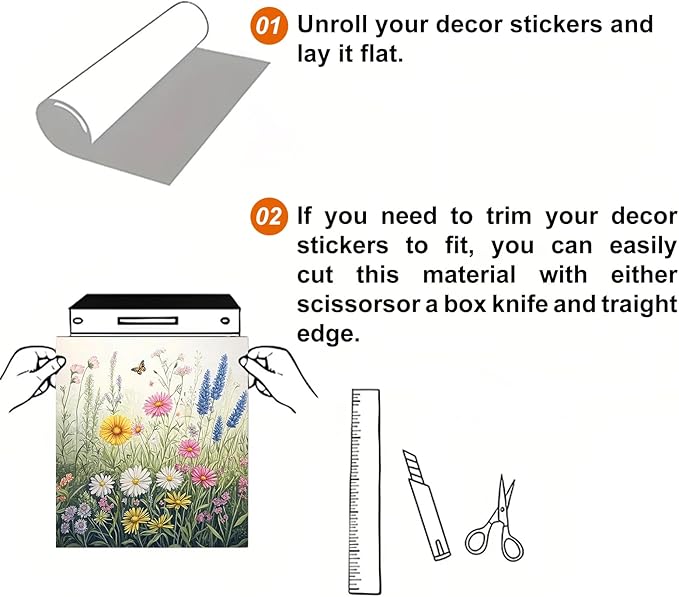Dishwasher Magnet Cover 23x26 in Realistic Garden Wildflowers and Monarch Butterfly Magnetic Dishwasher Cover for Kitchen Appliance Decoration Front Panel Sticker Panel Home Decor