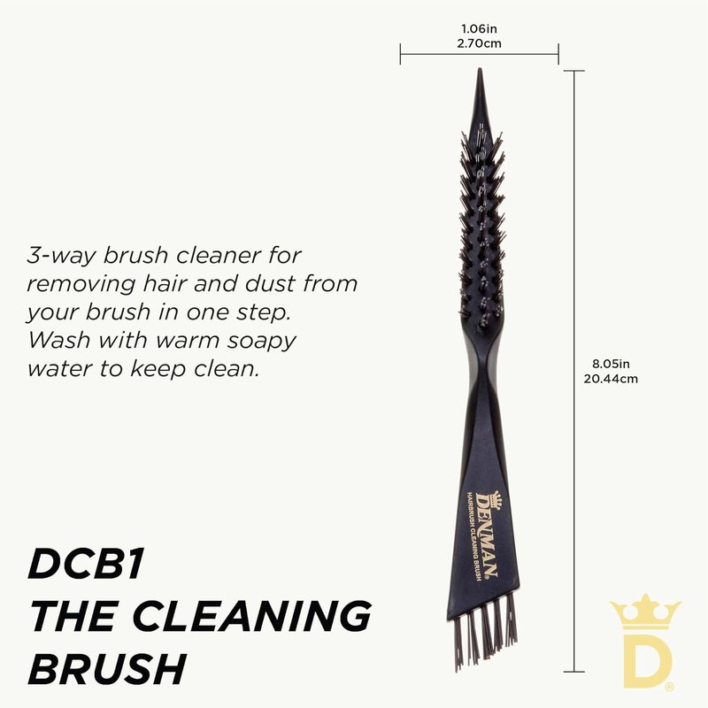 Denman Hairbrush Cleaning Brush - Effortless Hairbrush Maintenance | DBC1