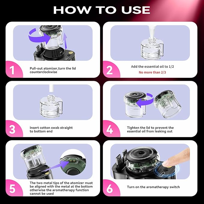 Retractable Car Charger with Aromatherapy and Starlight, 5 in 1 USB C Car Charger Adapter, 69W Fast Charging Cars Phone Chargers, Cars Air Freshener Compatible with iPhone 17 16 15 14 13 and Android
