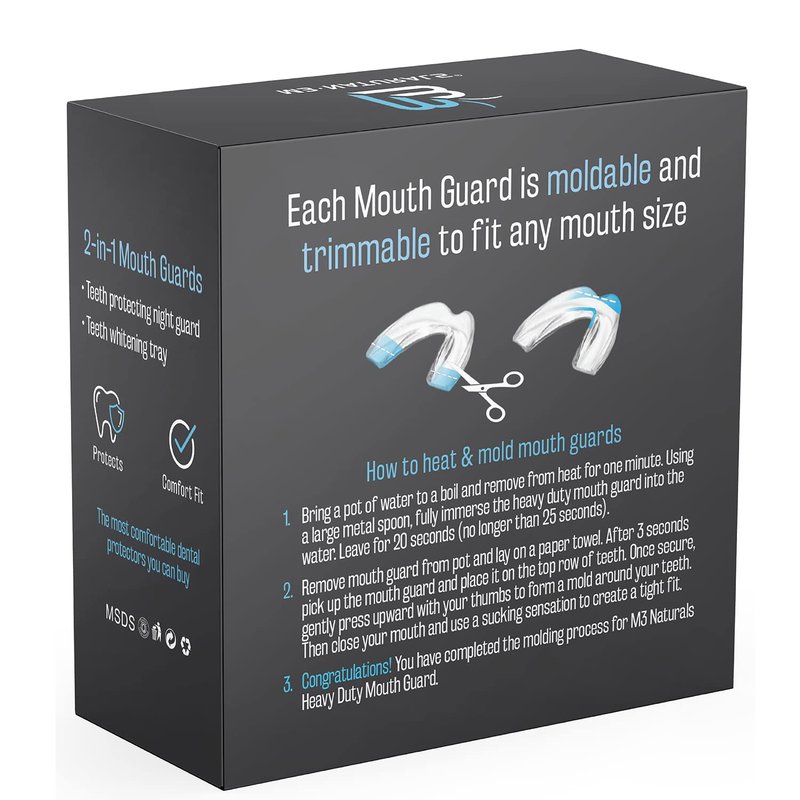 Denture Cleaner Tablets - Minty Fresh Flavor for Retainers & Mouth Guards | 2-Month Supply (Pack of 4)