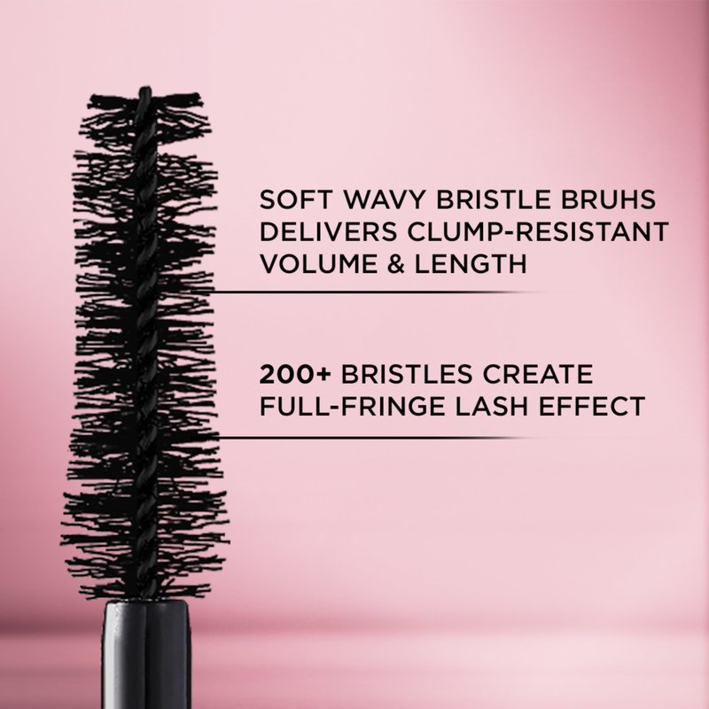 L'Oreal Paris Makeup Voluminous Lash Paradise Mascara, Voluptuous Volume, Intense Length, Feathery Soft Full Lashes, No Flaking, No Smudging, No Clumping, Blackest Black, 0.25 Fl Oz (Pack of 2)