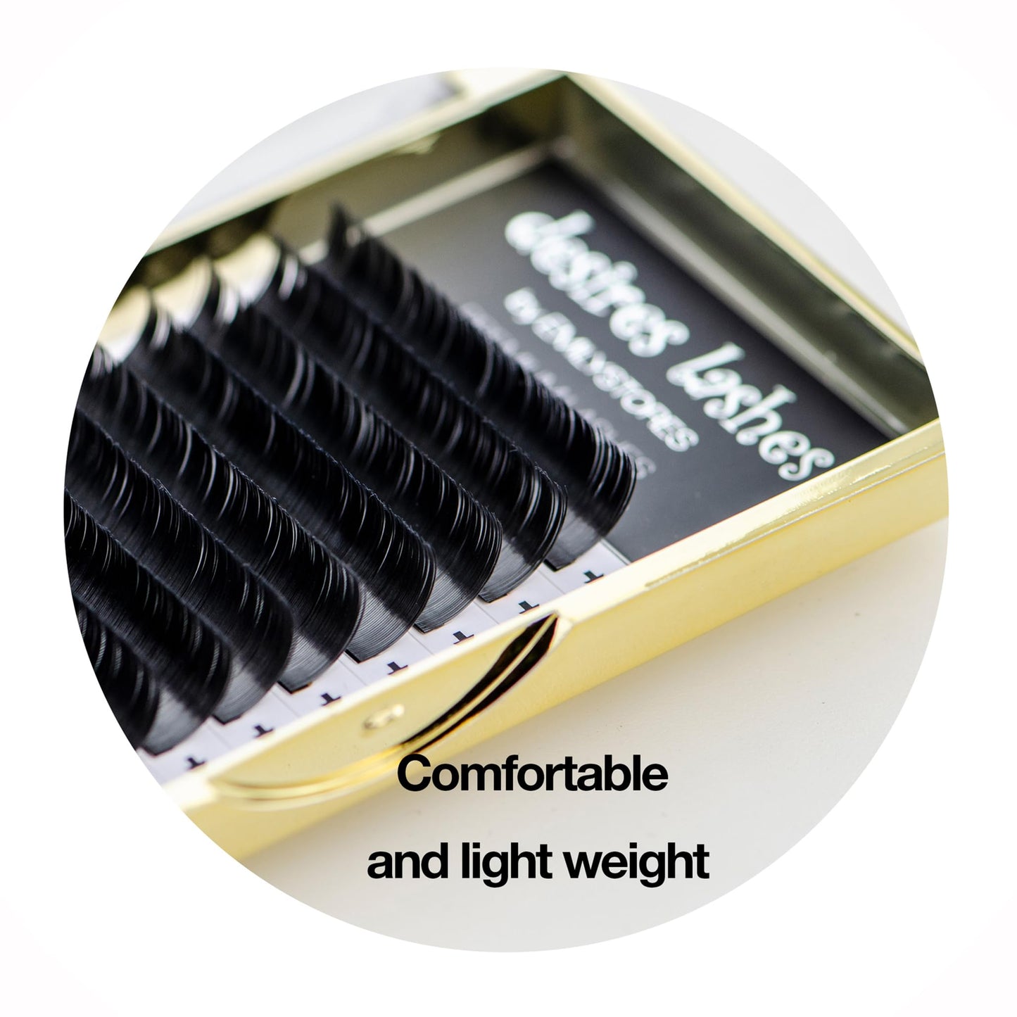 DESIRES LASHES By EMILYSTORES Ellipse Eyelashes 0.20mm Thickness C Curl Length 10mm Flat Lashes Extensions Individual Volume So-Soft For eyelash Extension(Ellipse,Flat 0.20,C,10mm)