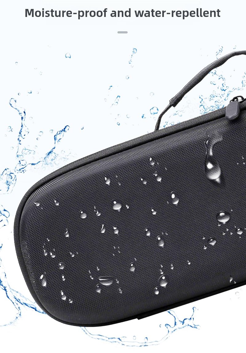 BUBM Travel Case for Airstrait Straightener/Corrale Styler Straightener,Airstrait HT01 Accessories Tools Hard Case, Waterproof Storage Bag - Black