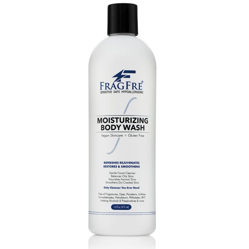 Moisturizing Body Wash - Gentle Sulfate-Free Cleanser for Normal & Sensitive Skin | 16 oz, Unscented, Vegan & Cruelty-Free