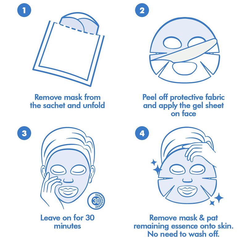 Ebanel 10 Pack Hydrogel Collagen Face Mask with Hyaluronic Acid, Vitamin C, Peptide, Aloe, Instant Brightening Hydrating Face Masks Skincare Korean Sheet Mask, Skin Firming, Lifting Anti Aging Masks