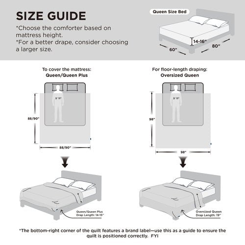 Bedsure Comforter Duvet Insert - Quilted Comforters Queen Size, All Season Duvet, GentleSoft Down Alternative Bedding Blanket, with 8 Tabs, Gifts for Women/Men, Red, Queen 88 x 88 Inches