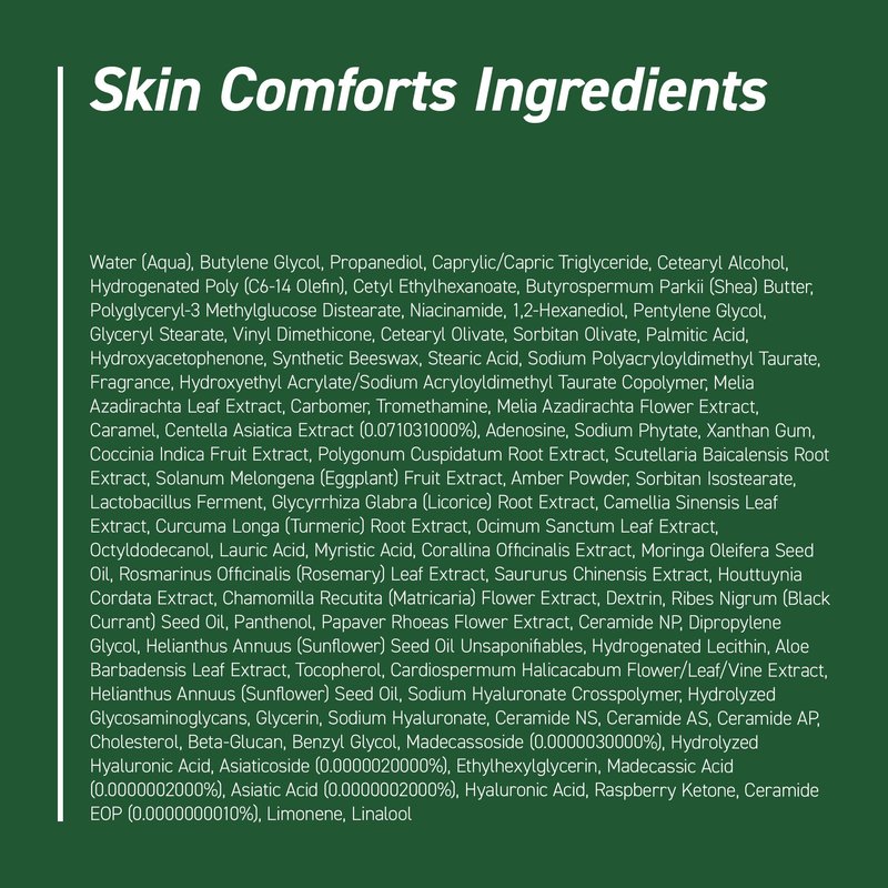 IVOSKIN Cica Redness Relief Treatment Cream, Soothing & Hydrating Green Correcting Moisturizer with Madecassoside, Helps Repair Skin Barrier for Sensitive Skin, Vegan, Korean Skincare (1.76oz / 50g)