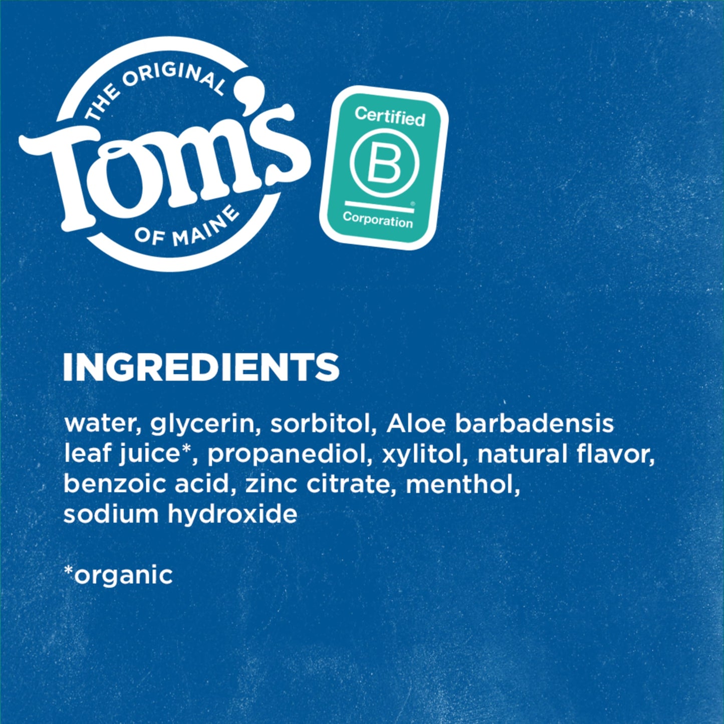 Tom's of Maine Natural Wicked Fresh Alcohol-Free Mouthwash, Cool Mountain Mint, 16 oz. 6-Pack (Packaging May Vary)