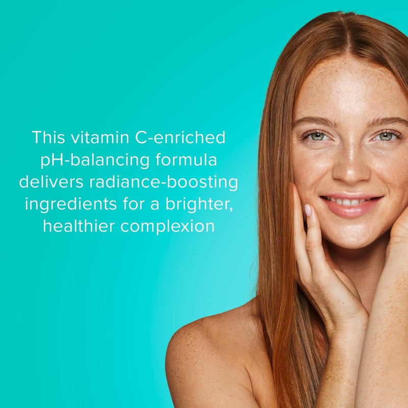 ClarityRx C-Results Vitamin C Facial Cleanser, Natural Plant-Based Brightening Face Wash with Lactic Acid (6 fl oz)