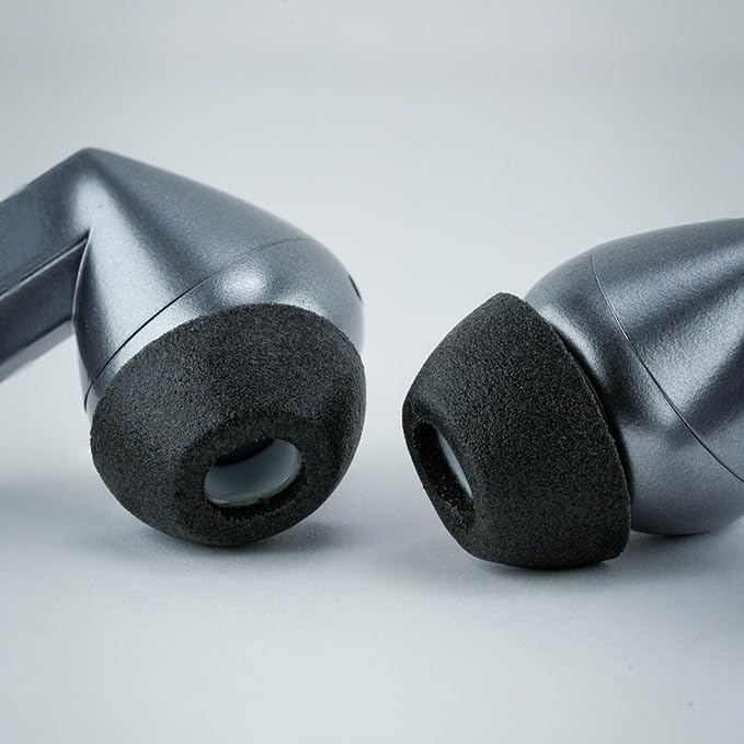 Comply TrueGrip MAX | Premium Memory Foam Replacement Earbud Tips for Samsung Galaxy Buds4 Pro & Buds3 Pro | Long-Lasting Comfort, Secure Fit, Noise Isolation | Black (Small) (3 Pairs)
