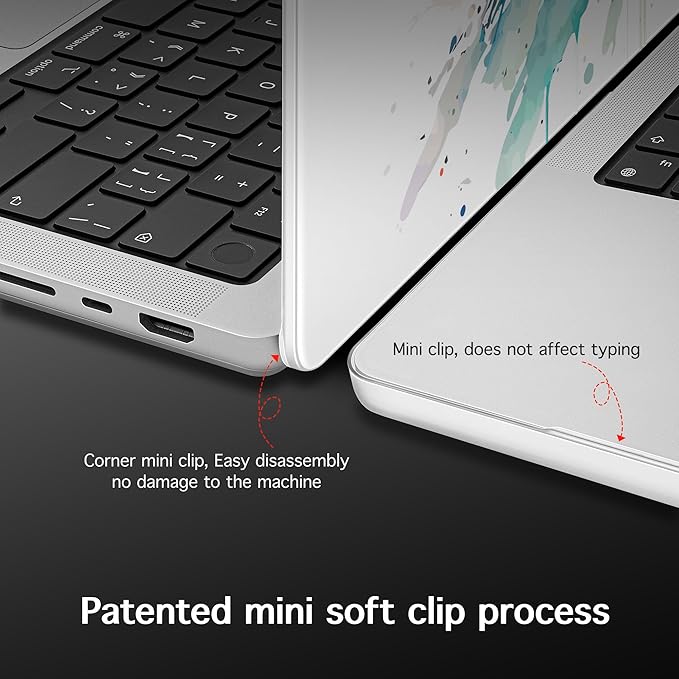 Lepeoac Case for MacBook Pro 16 inch Case 2026-2021 | M5 A3429 A3428 M4 M3 M2 M1 Pro/Max | Protective Hard Shell Laptop Cover with Screen Protector & Keyboard Cover | Wolf