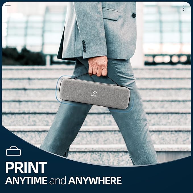 Portable Carry Case Compatible with Pooolitech MT810/HPRT MT810/MT610/MT620 Portable Printers Waterproof Shockproof Scratch Resistant Compact Lightweight