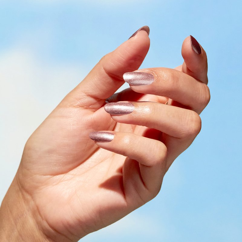 OPI Nature Strong Intentions are Rose Gold | Opaque Bright Neutral Shimmer Natural Origin Nail Polish | Plant Based, Vegan, Cruelty Free