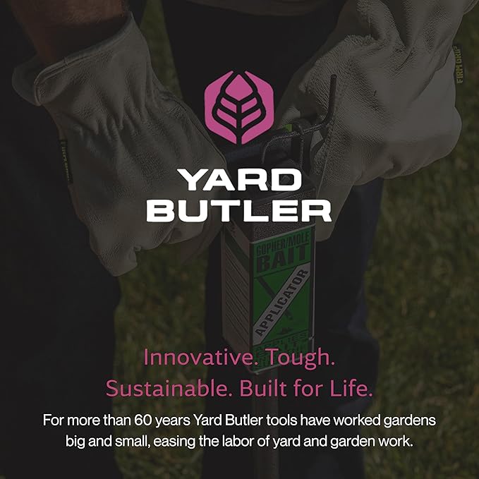Yard Butler Gopher/Mole Bait Applicator - Gardening Tool for Safe & Easy Pest Control - No Digging Needed - Durable & Sturdy Bait Applicator - Mole, Vole & Gopher Killer