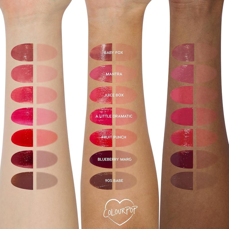 ColourPop HydraPop Glossy Lip Stain - Hydrating Lip Gloss with Soft Tint | Non-Drying, Long-Lasting, Juice Box (0.11 Fl Oz)