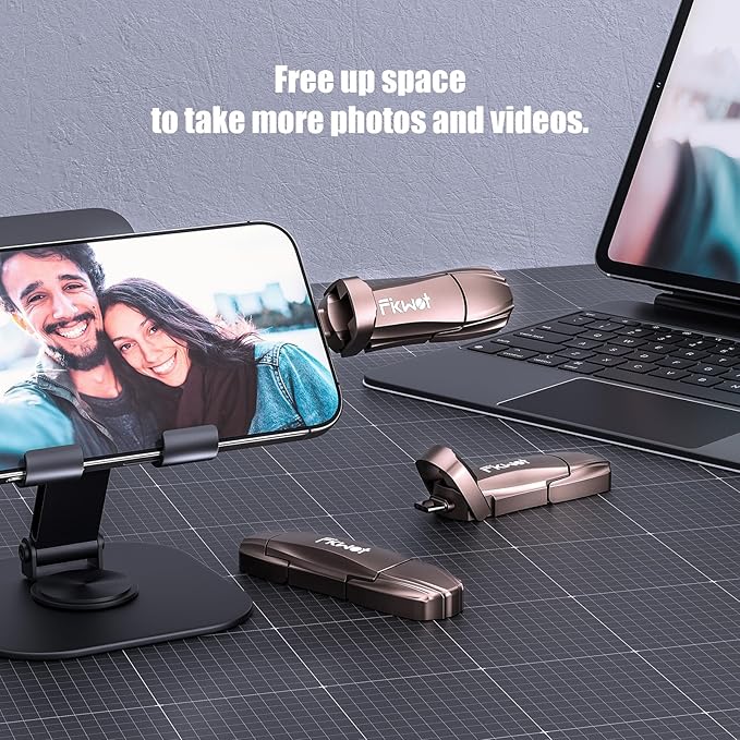 Fikwot External SSD USB Flash Drive 512GB, Up to 2050MB/s 2-in-1 Type C+ USB A USB3.2 Gen2 Solid State Thumb Drive SSD Stick for iPhone 15/16/Android/Windows/Mac/PC/Laptops