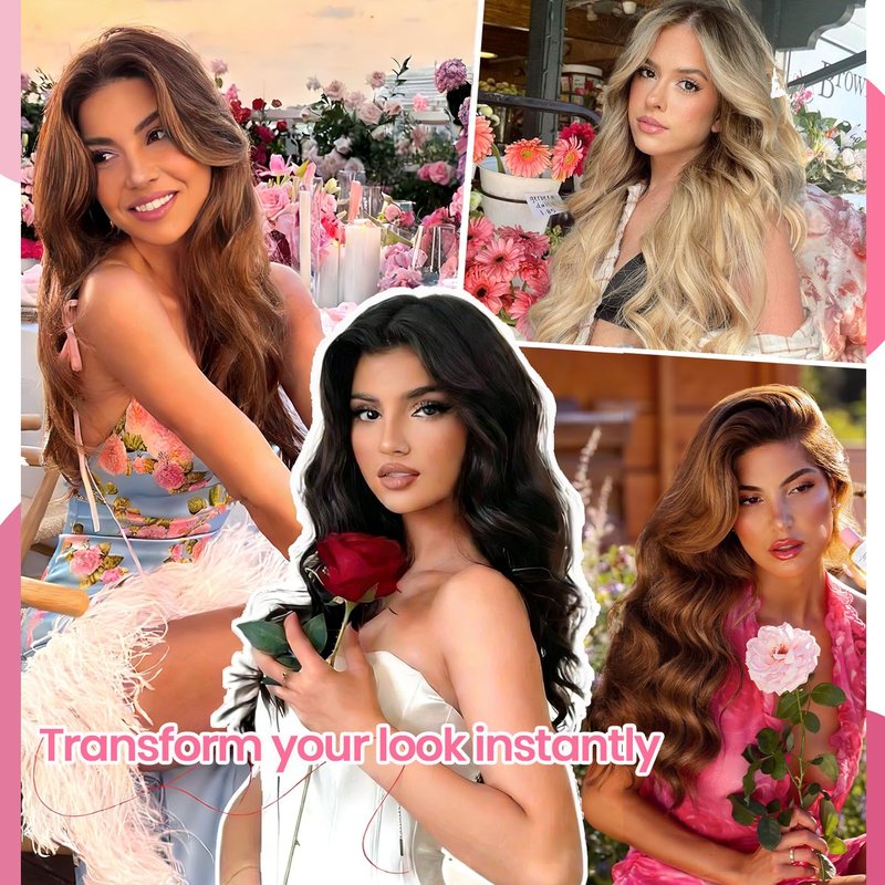 CWRDK Clip in Hair Extensions Real Human Hair,100% Brazilian Remy Human Hair Clip ins for Women, Straight Seamless Double Weft Hair Extensions, Invisible 8pcs, 14 Inch 80g, #2 Dark Brown