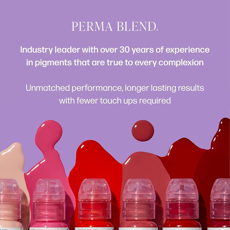 Perma Blend Microblading Ink for Permanent Eyeliner - Vegan Brown Tattoo Ink | 0.5 oz