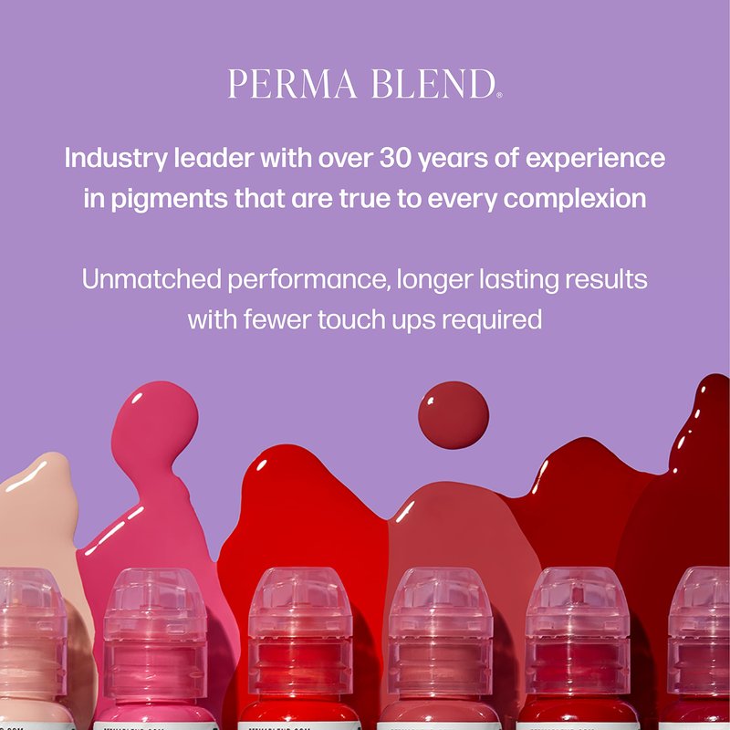 Perma Blend - Squash - Orange-Based Brown Tattoo Ink for Permanent Makeup - Lip Blush Microblading Ink to Enhance Color - Lip Blushing & Tattoo Supplies - Vegan (0.5 oz)