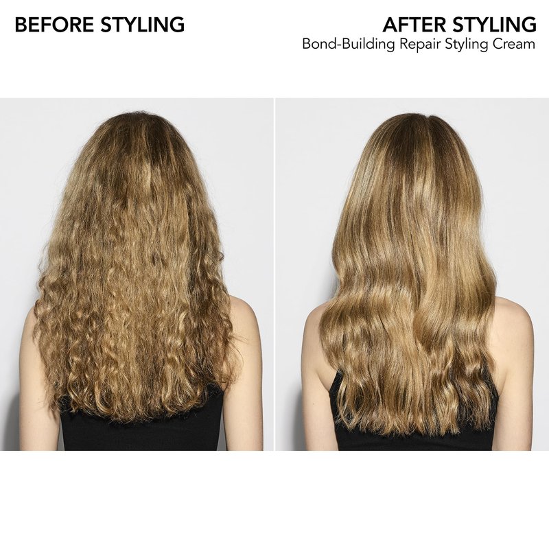 Bumble and bumble. Bond-Building Hair Repair Styling Cream | Makes Hair 3x Stronger Instantly | Prevents Split Ends | Heat Protectant | For All Damaged Types, 5 Fl Oz
