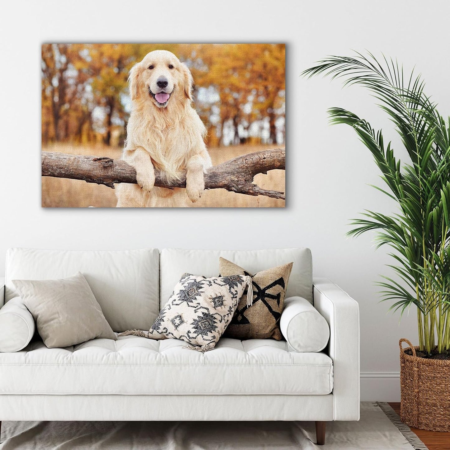 Skiennix Custom Canvas Prints - Personalized Photo Wall Art for Family & Pets | Framed 24x16
