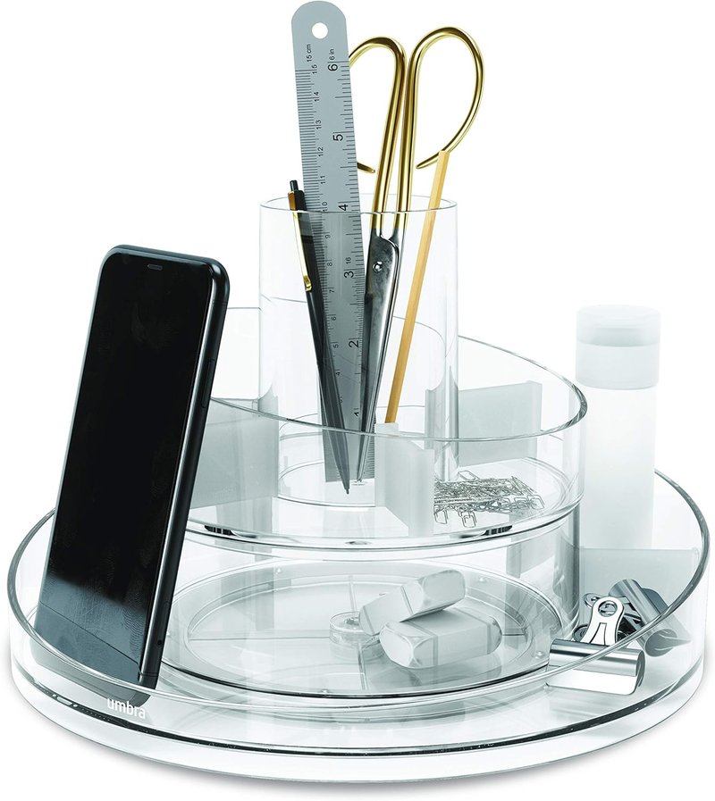 Makeup Organizer - Umbra Cascada Clear Acrylic Design | Compact & Stylish