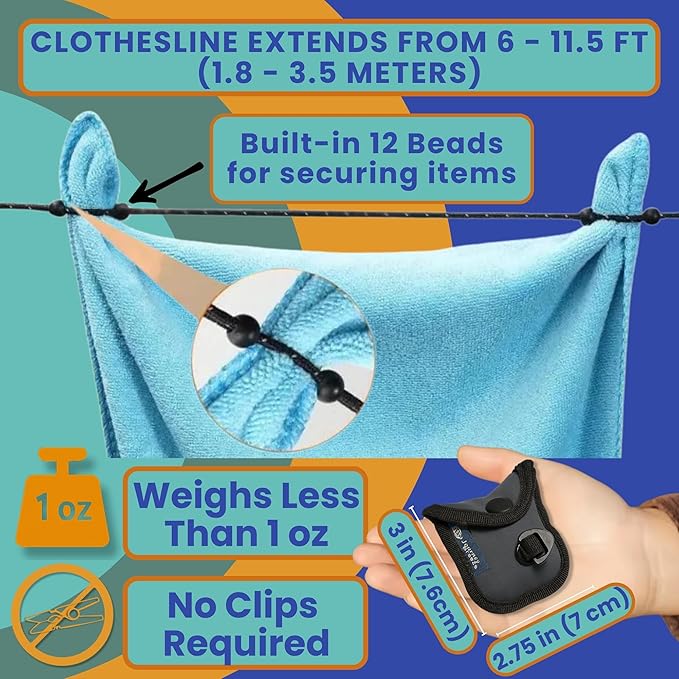 Travel Laundry Detergent Sheets and Travel Clothesline – Laundry Detergent Sheets 50-Count + Portable Clothesline for Hotels, Cruises & Camping, Compact Sink Laundry Set for Trips & Small Spaces