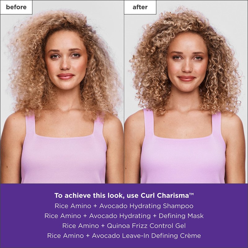 Briogeo Curl Charisma Rice Amino + Quinoa Frizz Control Gel | Curl Defining Styler for Wavy, Curly & Coily Hair Textures | Medium Hold | Vegan & Cruelty-Free | 5.5 fl oz
