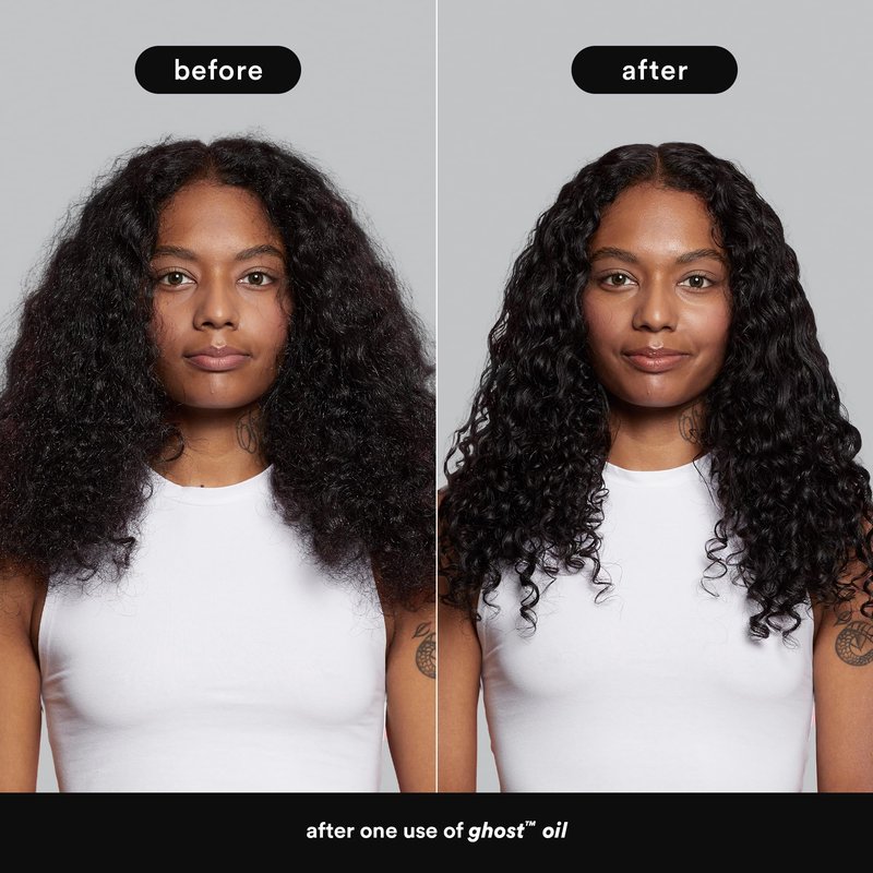VERB Ghost Oil, 2 fl oz- Weightless Hair Oil for Fine to Medium Hair – Smooths Frizz, Adds Shine – No Parabens, Gluten or Harmful Sulfates, (Pack of 2)