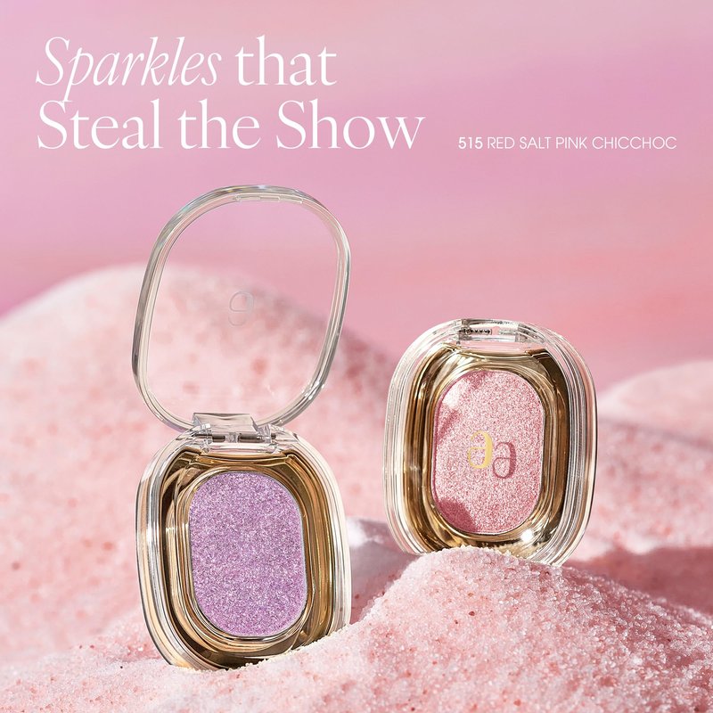 AmeliSeoul SPARKLE SPOT 515 RED SALT PINK CHICCHOC, High Shine Glitter Eye & Face Sparkle, Multi-Dimensional (1.7g, 0.004 oz.)