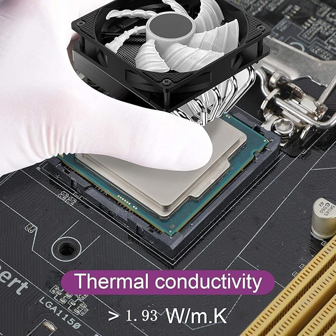 MoneyQiu HY510-30PCS(1PCS-1g) CPU Thermal heatsink Paste Silicone Grease Compound Carbon Based High Performance Non-Conductive for pc CPU gpu PS4 30 Gram