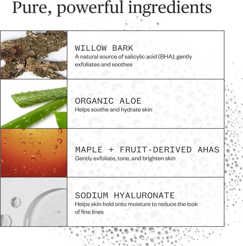 Essential Face Tonic - 4-in-1 Natural Toner for Cleansing, Exfoliating, Soothing & Hydrating | Vegan & Cruelty-Free | 4 Oz
