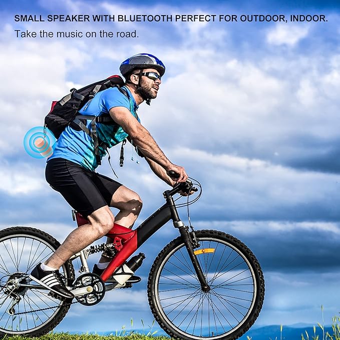 comiso Bluetooth Speaker, Portable Bluetooth Speakers with Wireless Stereo Pairing, Built in Mic, 360° HD Sound,IP65 Waterproof Speaker,Support TF Card, for Home/Party/Outdoor/Beach,Gift For Men/Women