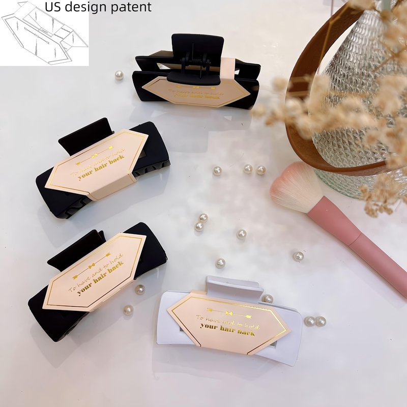 Tethzeng Bridesmaid Scrunchies Proposal Gifts Bachelorette Hair Claws Clips women heart sunglasses for Wedding Party Favors (black 40sets)