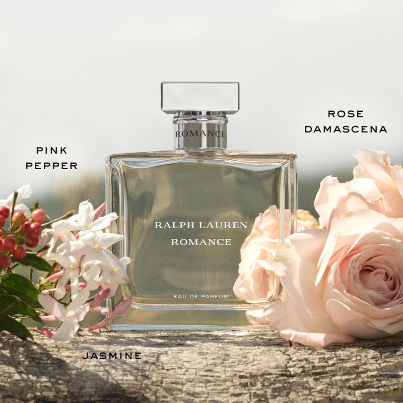 Ralph Lauren Romance Eau de Parfum - Women's Floral & Woody Perfume with Rose, Jasmine & Berries | Medium Intensity