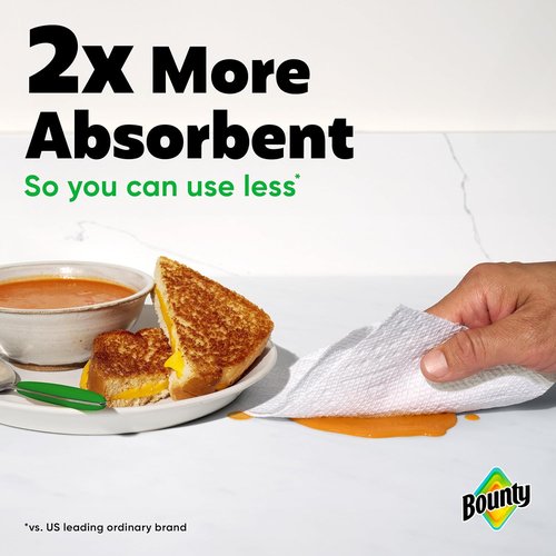 Bounty Select-A-Size Paper Towels - White, 8 Triple Rolls (Equivalent to 24 Regular Rolls)