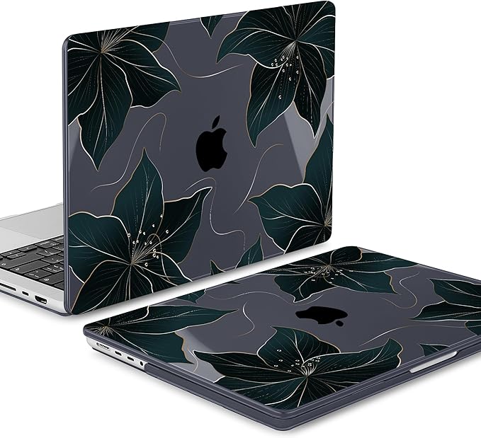 Mektron Case for 2026 M5 MacBook Pro 16 inch A3429 A3428 M4 A3403 A3186 M3 A2991 M2 A2780 M1 A2485 (2021-2025) Pro/Max with Liquid Retina XDR, Hard Shell Plastic Laptop Cover, Floral C218