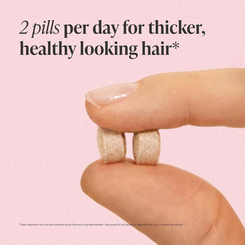 Viviscal Hair Growth Supplements for Women - Thicker, Fuller Hair with Collagen Complex | 60 Tablets, 1 Month Supply