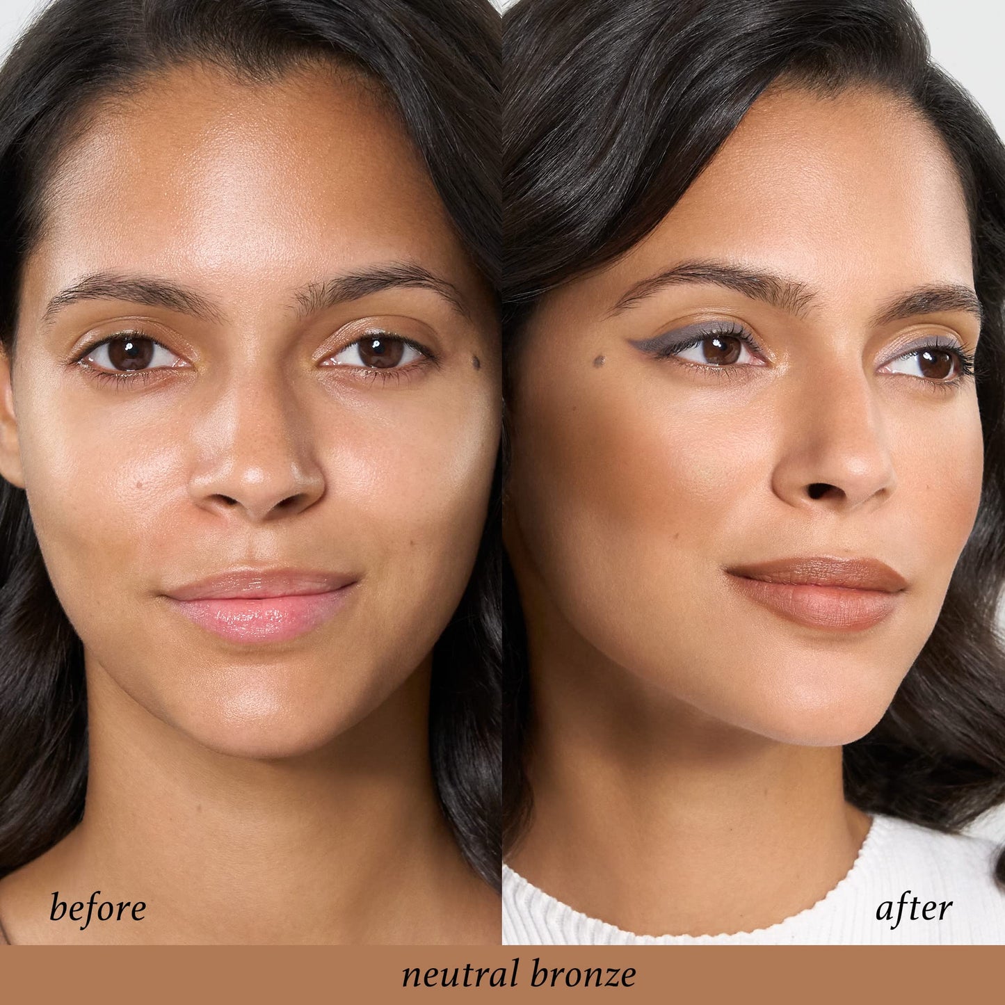 Skip The Brush Contour Duo - Cream to Powder Multi-Purpose Makeup Sticks - Pigmented, Buildable Color for Eyes, Cheeks, and Lips - Melted Cocoa + Golden Guava