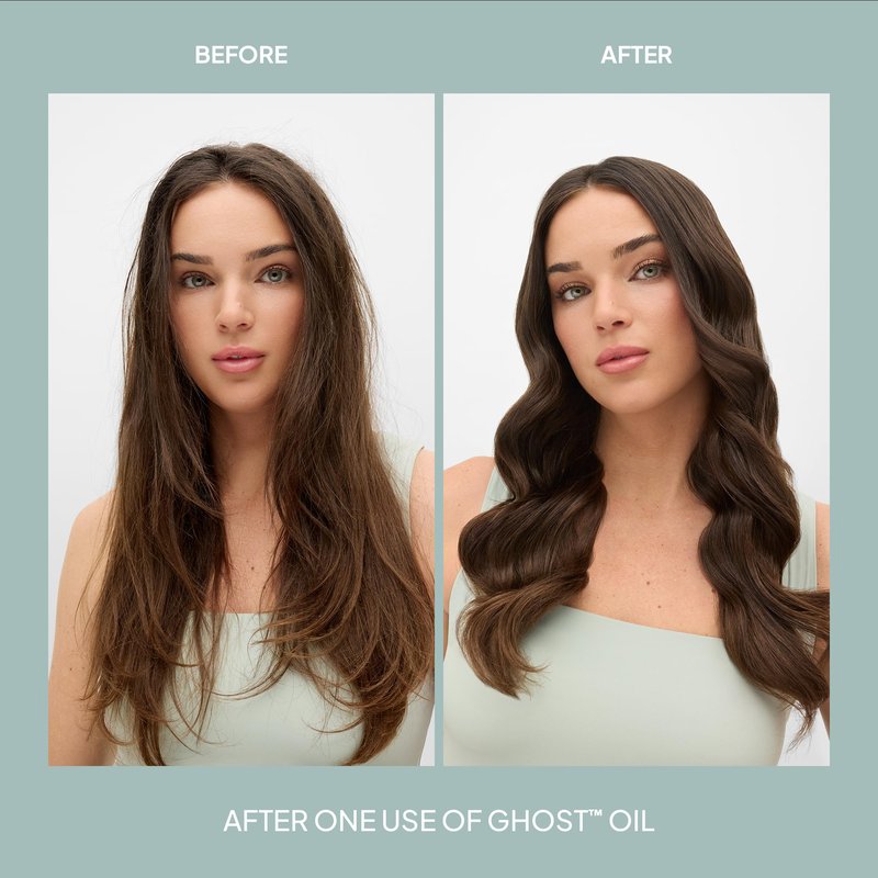 VERB Ghost Oil, 4 fl oz- Weightless Hair Oil for Fine to Medium Hair – Smooths Frizz, Adds Shine – No Parabens, Gluten or Harmful Sulfates
