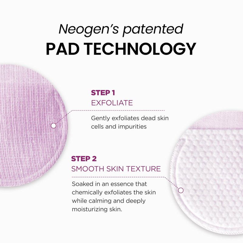 DERMALOGY by NEOGENLAB Bio-Peel Gauze Peeling Wine - 2-in-1 Physical + PHA Exfoliating Pads with Red Wine & Resveratrol for Firmer, Smoother, Glowing Skin, Korean Skin Care 30 Count