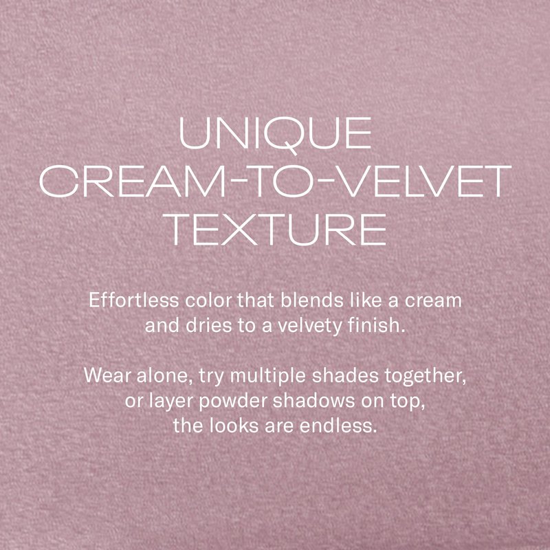 MOB Beauty Cream Clay Eyeshadow, M111 Lavender Stone, Buildable Skincare-Infused Long Wearing Cream to Velvet Finish for Eyes, Recyclable Compact, Vegan, Cruelty Free