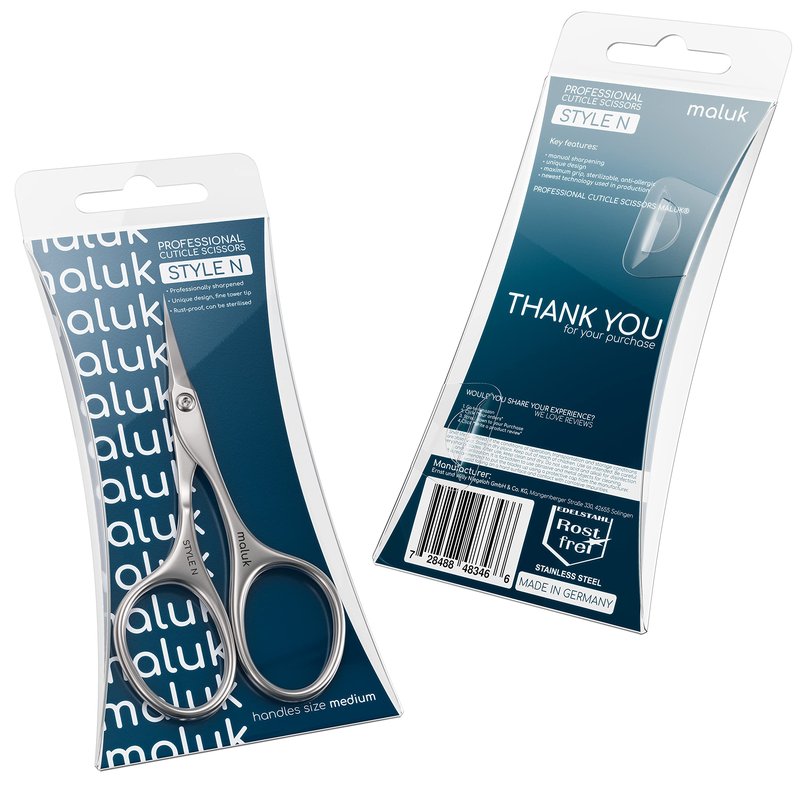 Maluk Professional Cuticle Scissors Style N