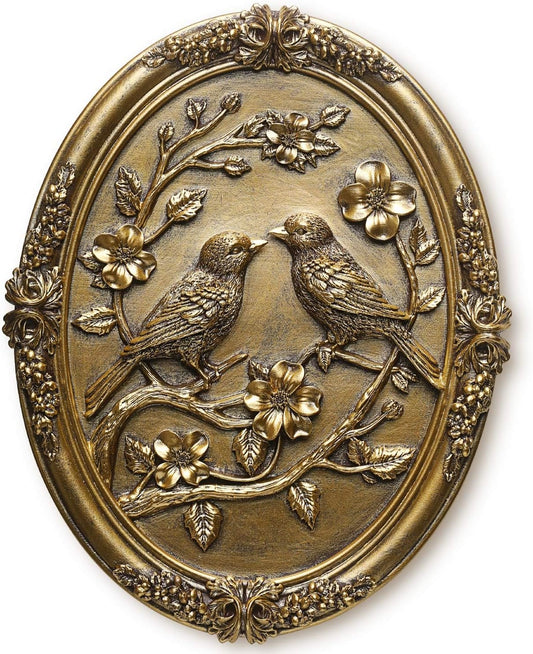 Regine Switzerland Vintage Bird Wall Sculpture - Hand-Painted Antique Decor for Living Room & Bedroom