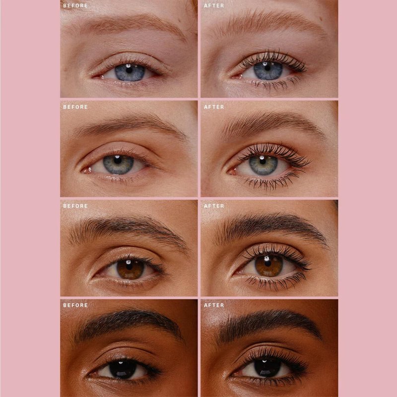 Rare Lash & Brow Essentials Set – Mini Volumizing Mascara and Clear Lifting Brow Gel Duo for Fuller Lashes and Sculpted Brows