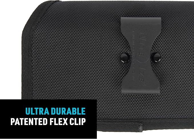 Nite Ize Clip Case Hardshell Universal Rugged Holster - Belt Clip Phone Case for Easy Access - Heavy Duty & Protective - Multi-Purpose - Durable Design - Hardshell Horizontal, XXL