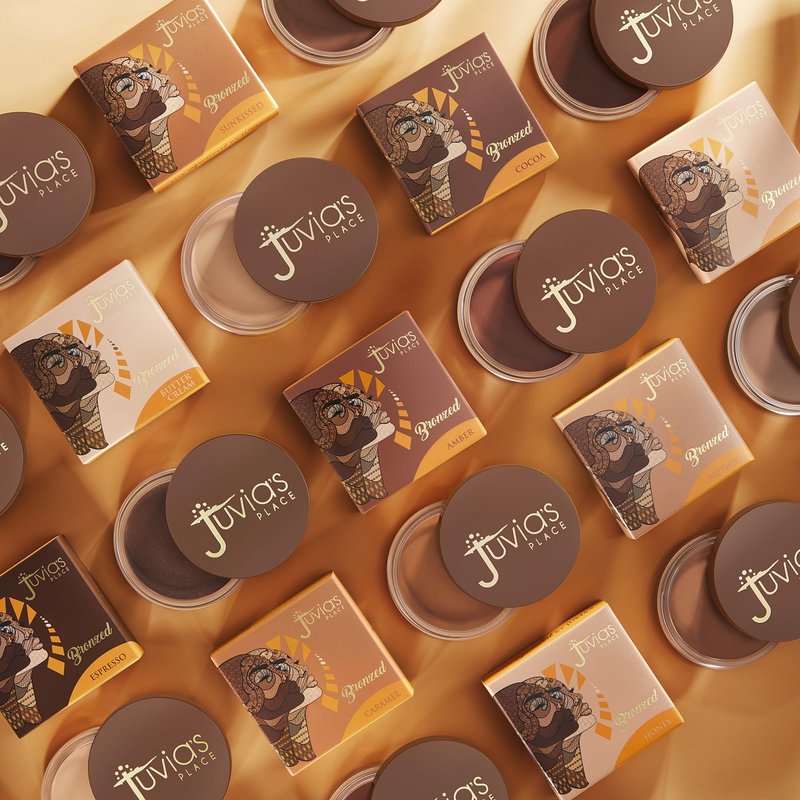 Juvia's Place Bronzed Cream Bronzer - Honey - Smooth Cream Bronzer Pot for Sun-Kissed Glow & Warmth, Buildable & Blendable Makeup Contour with Long-Lasting Matte Shimmer Finish, Highly Pigmented
